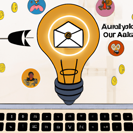 A light bulb with the words analytics our analytics.