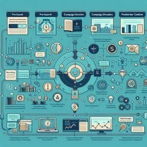 A diagram showing the flow of information.