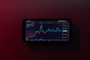 Photo Candlestick chart